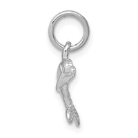 Load image into Gallery viewer, 14k White Gold Dolphin Charm
