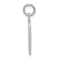 Load image into Gallery viewer, 14k White Gold Basketball Charm

