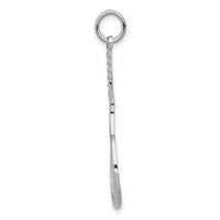 Load image into Gallery viewer, 14k White Gold Tennis Racquet Charm

