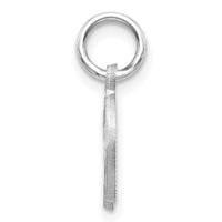 Load image into Gallery viewer, 14KW Diamond-cut Letter D Initial Charm
