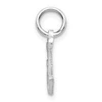 Load image into Gallery viewer, 14KW Diamond-cut Letter J Initial Charm
