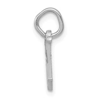 Load image into Gallery viewer, 14KW Diamond-cut Letter W Initial Charm
