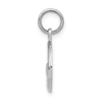 Load image into Gallery viewer, 14k White Gold Claddagh Charm
