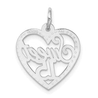 Load image into Gallery viewer, 14k White Gold Sweet 15 Charm
