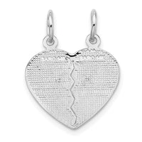 Load image into Gallery viewer, 14k White Gold BEST FRIEND Break-apart Charm
