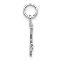 Load image into Gallery viewer, 14k White Gold Snowflake Charm
