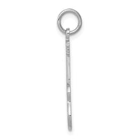 Load image into Gallery viewer, 14k White Gold Guitar Charm
