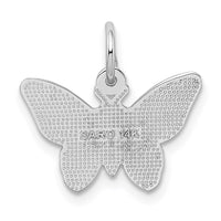 Load image into Gallery viewer, 14k White Gold Butterfly Charm
