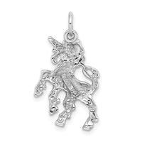 Load image into Gallery viewer, 14k White Gold Unicorn Charm
