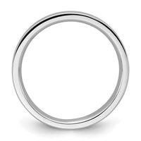 Load image into Gallery viewer, 10k White Gold 3mm Standard Weight Flat Comfort Fit Wedding Band Size 9.5

