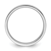 Load image into Gallery viewer, 10k White Gold 4mm Standard Weight Flat Comfort Fit Wedding Band Size 13
