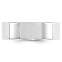 Load image into Gallery viewer, 10k White Gold 7mm Standard Weight Flat Comfort Fit Wedding Band Size 11.5
