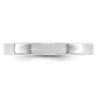 Load image into Gallery viewer, 10k White Gold 3mm Lightweight Flat Wedding Band Size 13.5
