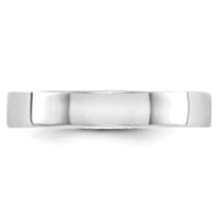 Load image into Gallery viewer, 10k White Gold 4mm Lightweight Flat Wedding Band Size 10.5
