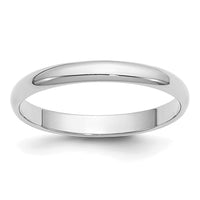 Load image into Gallery viewer, 14k White Gold 2.5mm Half-Round Wedding Band Size 5.5
