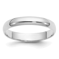 Load image into Gallery viewer, 14k White Gold 3mm Half-Round Wedding Band Size 12
