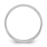 Load image into Gallery viewer, 14k White Gold 8mm Lightweight Half Round Wedding Band Size 12
