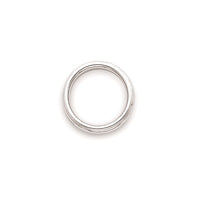 Load image into Gallery viewer, 14k White Gold 3mm Milgrain Half Round Wedding Band Size 5.5
