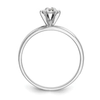 Load image into Gallery viewer, 14k White Gold AA Quality 1/20 carat Diamond Trio Complete Engagement Ring
