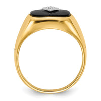 Load image into Gallery viewer, 14k AAA Diamond men&#39;s ring
