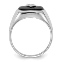 Load image into Gallery viewer, 14k White Gold AAA Diamond men&#39;s ring
