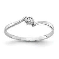 Load image into Gallery viewer, 14k White Gold A Diamond ring
