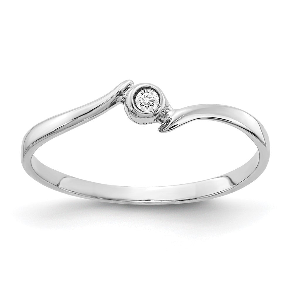 14k White Gold VS Diamond ring