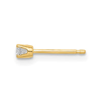 Load image into Gallery viewer, 14k Single Stud Diamond Earring
