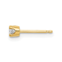 Load image into Gallery viewer, 14k Single Stud Diamond Earring
