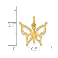 Load image into Gallery viewer, 14k Butterfly Charm
