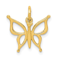 Load image into Gallery viewer, 14k Butterfly Charm
