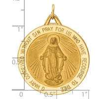 Load image into Gallery viewer, 14k Miraculous Medal Pendant
