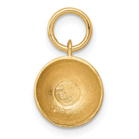 Load image into Gallery viewer, 14k 3D Champagne Glass Charm
