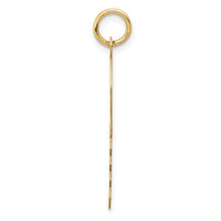 Load image into Gallery viewer, 14K Polished and Satin Hearts Flat Key Charm
