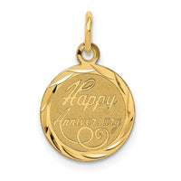 Load image into Gallery viewer, 14K HAPPY ANNIVERSARY Charm
