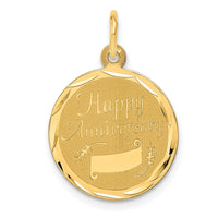 Load image into Gallery viewer, 14K HAPPY ANNIVERSARY Charm
