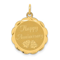 Load image into Gallery viewer, 14K HAPPY ANNIVERSARY Charm
