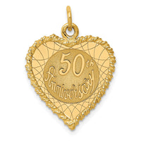 Load image into Gallery viewer, 14K 50th ANNIVERSARY Charm
