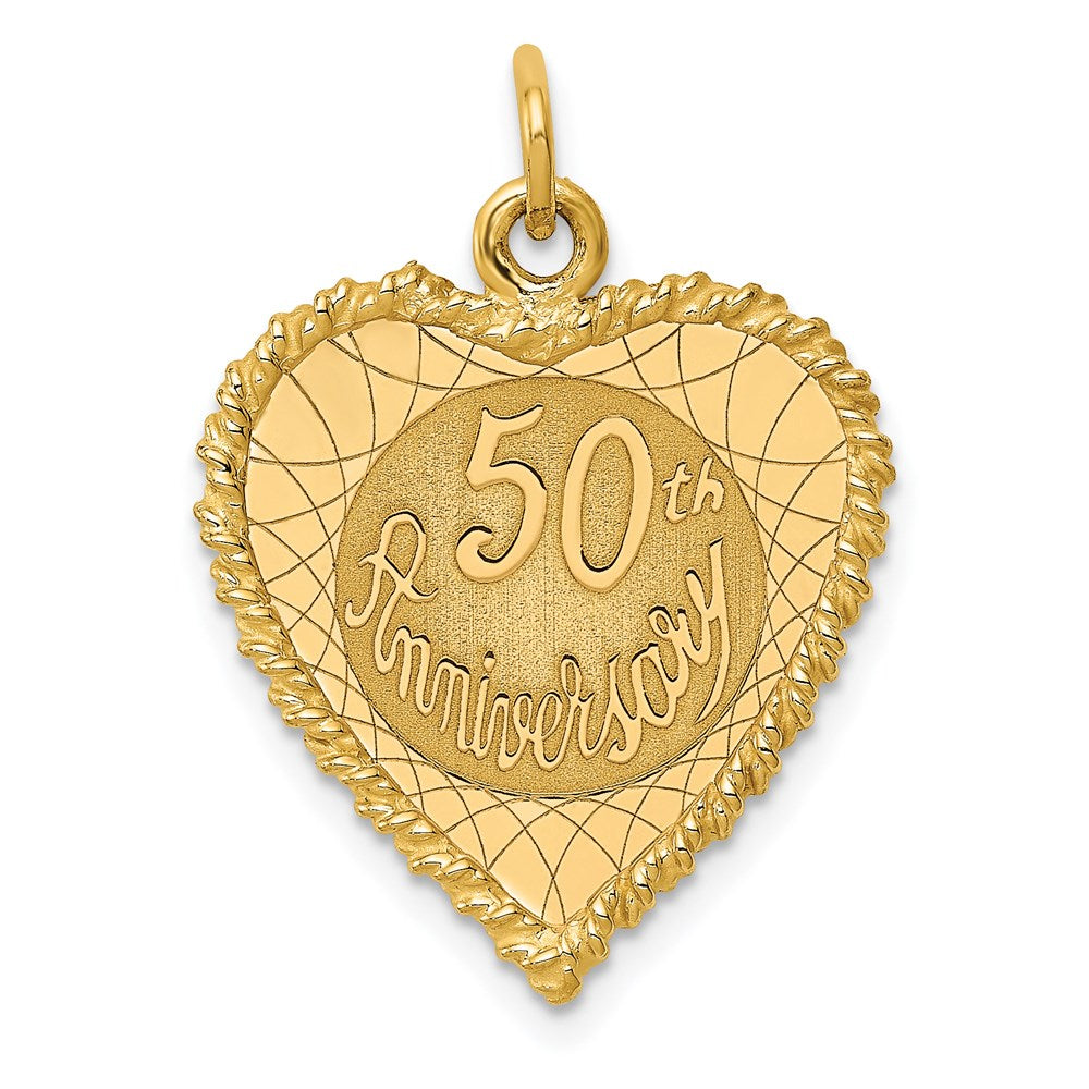 14K 50th ANNIVERSARY Charm