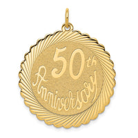 Load image into Gallery viewer, 14K 50th ANNIVERSARY Charm

