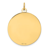 Load image into Gallery viewer, 14K HAPPY ANNIVERSARY Blue and Red CZ w/ Bells Charm
