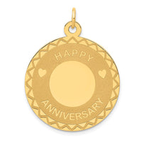 Load image into Gallery viewer, 14K HAPPY ANNIVERSARY Charm
