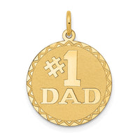 Load image into Gallery viewer, 14K #1 DAD Charm
