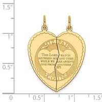Load image into Gallery viewer, 14K 2-piece Mizpah Charm
