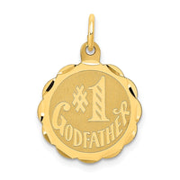 Load image into Gallery viewer, 14K #1 GODFATHER Charm
