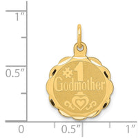 Load image into Gallery viewer, 14K #1 GODMOTHER Charm

