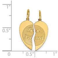 Load image into Gallery viewer, 14K 2-piece BEST FRIEND Charm
