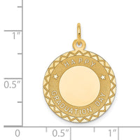 Load image into Gallery viewer, 14k HAPPY GRADUATION DAY Charm
