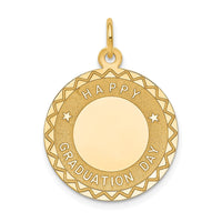 Load image into Gallery viewer, 14k HAPPY GRADUATION DAY Charm
