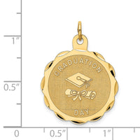 Load image into Gallery viewer, 14k GRADUATION DAY with Diploma Charm
